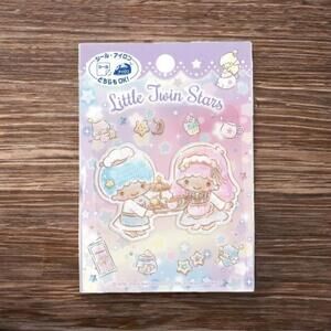 Sanrio Adhesive Patch Little Twin Stars, Iron On Or Sticker, Released In Japan